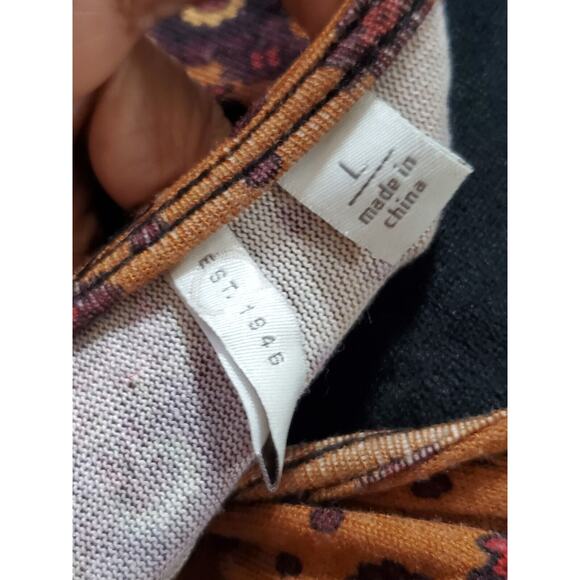 Est. 1946 Women Brown Polyester Sleeveless Casual Open Front Vest Size Large - Picture 8 of 12